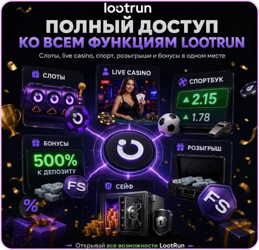 Lootrun Casino — мир азартных игр и развлечений Lootrun Casino — мир азартных игр и развлечений